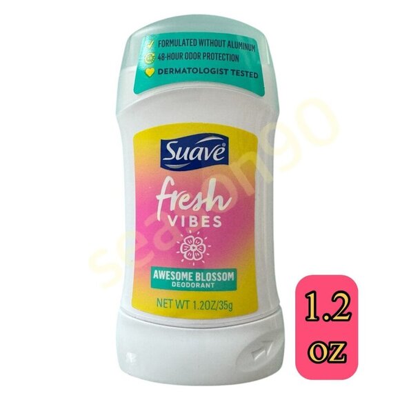 (2) Suave Fresh Vibes Awesome Blossom 48HR Deodorant Dermatologist Tested - Picture 2 of 9